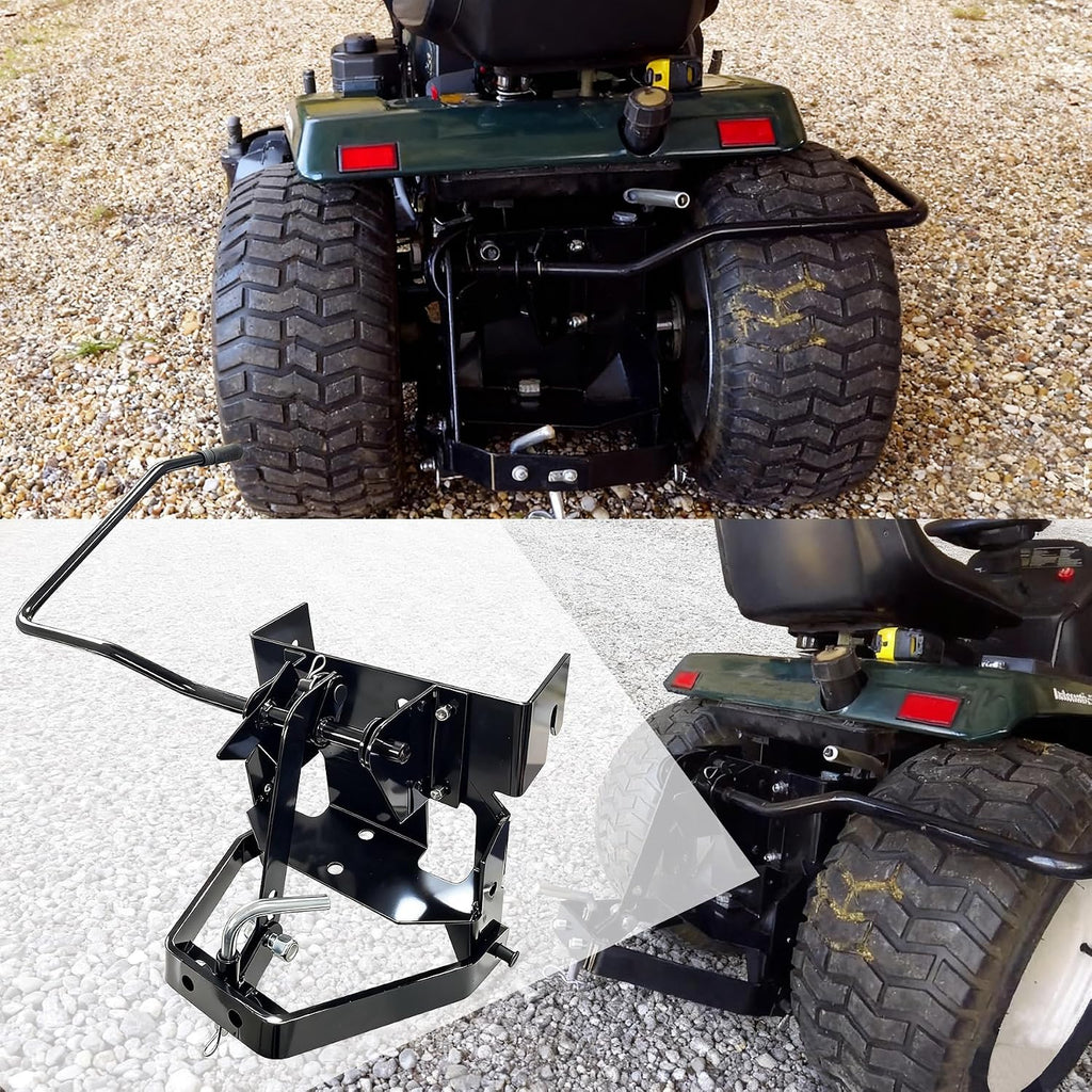 Garden Tractor Sleeve Hitch,Garden Tractor Sleeve of the Lawn Mower Tractor is Attached to the Accessory and then Installed on the Frame, Compatible with Husqvarna 585607901/ Craftsman T200 and T300