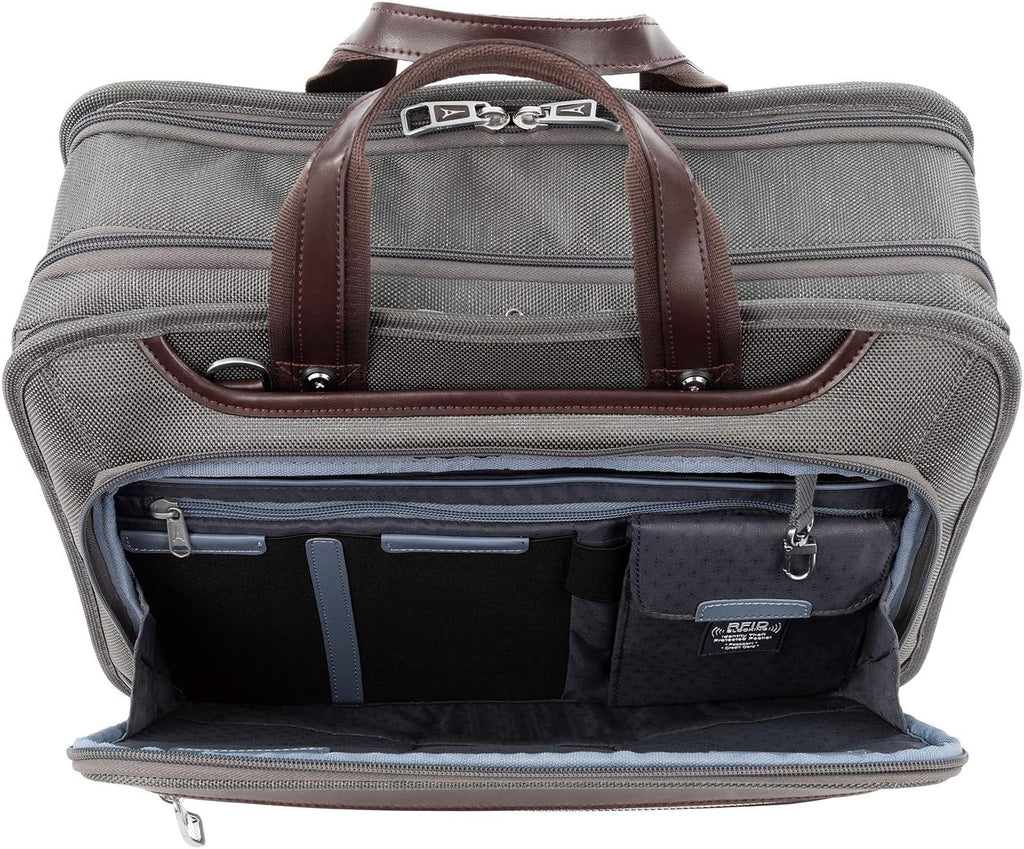 Travelpro Platinum Elite Expandable Business Laptop Briefcase, Fits up to 15.6 Laptop, Work School Travel, Men and Women