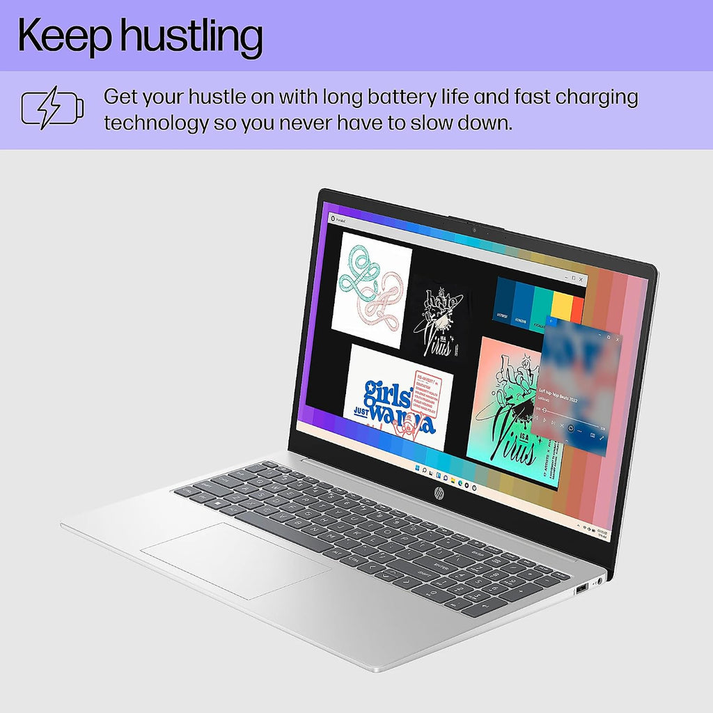 HP Laptop 15.6' FHD Display, for Business and Students, AMD Ryzen 7 7730U(Up to 4.5 GHz), 16GB RAM, 1TB NVMe SSD, AMD Radeon Graphics, Wi-Fi 6, USB-A&C, HDMI, Webcam, Win 11, w/BWE Accessories