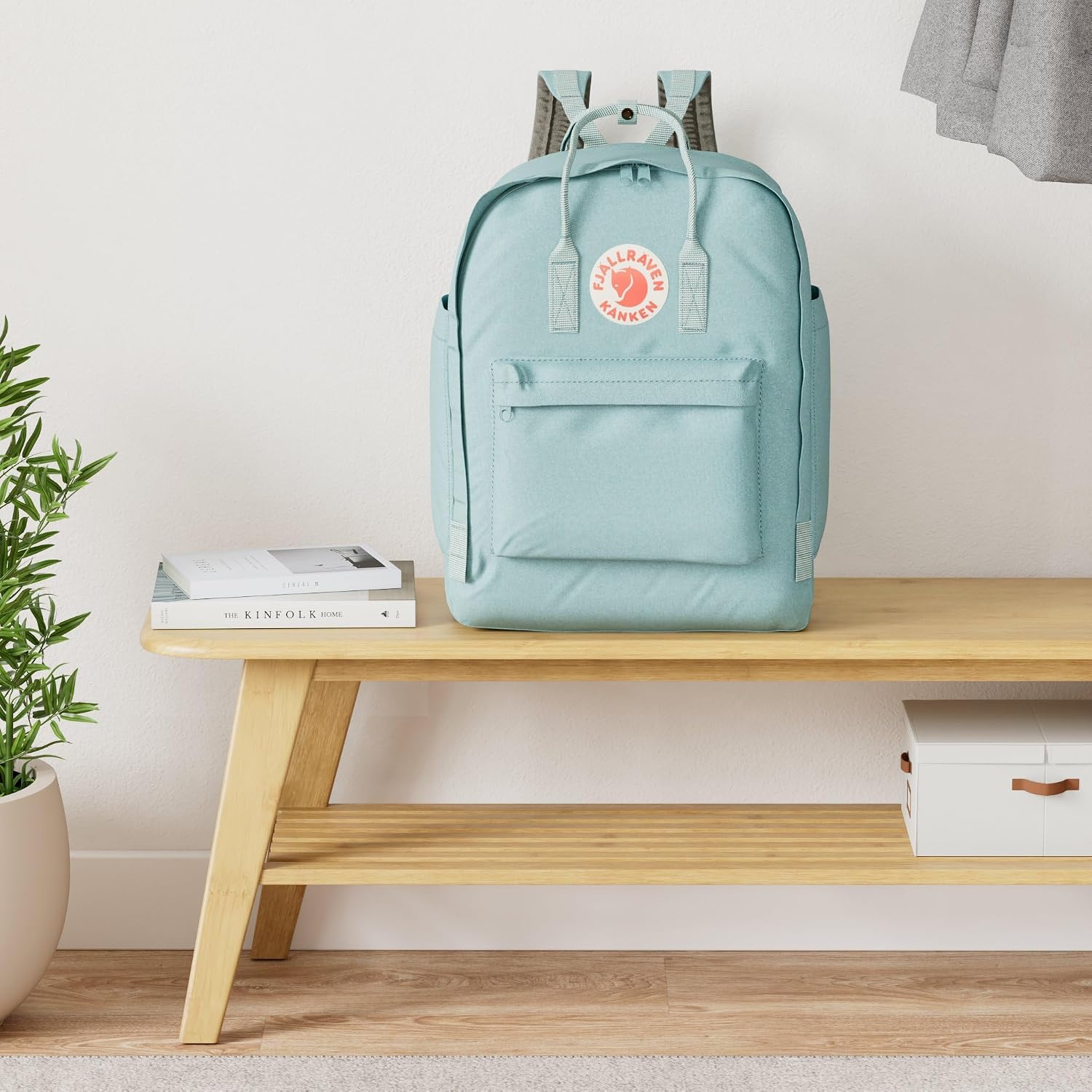 Fjallraven Kanken Laptop 17' Backpack, Frost Green