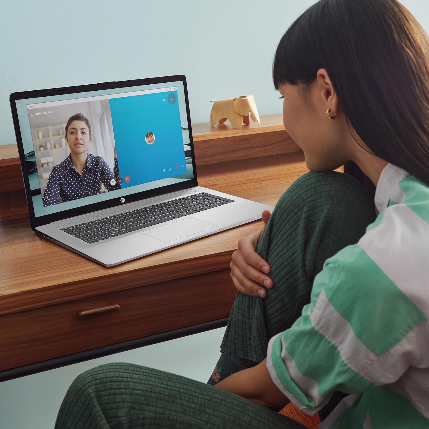 HP 17 Business AI Laptop | 17.3' HD+ Anti-Glare Touchscreen | Intel 12-Core Ultra 7 255U | 64GB DDR5 1TB SSD | Privacy Camera Wi-Fi 6 Backlit Keyboard Fast Charge Win11 w/DLCA Accessory