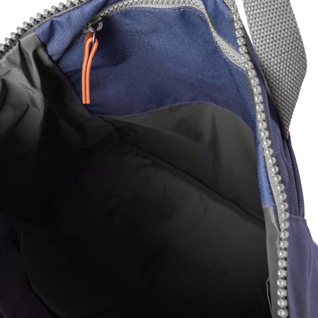 ORI LONDON Travel Backpack - Large Water-Resistant Nylon Rolltop Laptop Backpack for Men & Women - The Finchley - Airforce