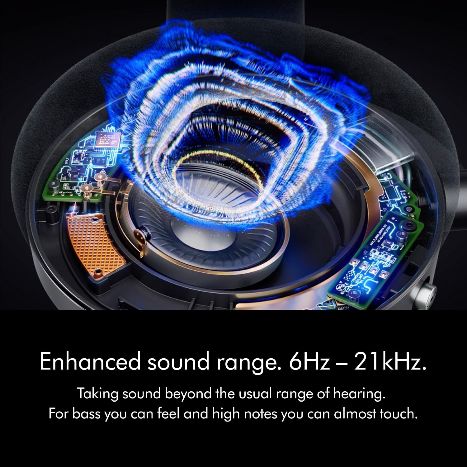 Bundle - Dyson OnTrac™ Over Ear Wireless Headphones in CNC Aluminum with Oyster Pink Ear Cushions + Ceramic Blue Ear Caps - Noise Cancelling, Up to 55 Hours Battery Life(2), Customizable