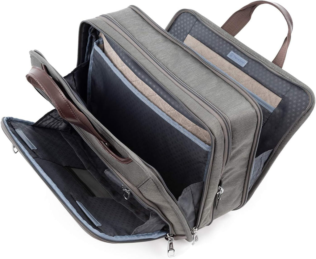 Travelpro Platinum Elite Expandable Business Laptop Briefcase, Fits up to 15.6 Laptop, Work School Travel, Men and Women