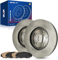 KAX Front Brake Kit for Honda Accord 2012, Acura TSX 2011-2014, 11.81inch Brake Rotors Pads Kit, #31275+D1506 Front Brakes