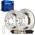 KAX Rear Brake Kit for Mazda CX-9 2007-2015, 12.78inch Brake Rotors Pads Kit, #31480+D1259 Rear Brakes