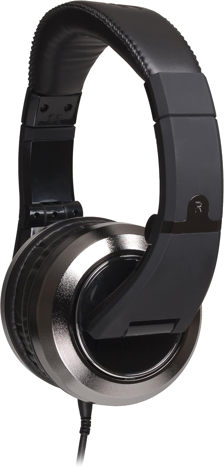 CAD Audio Sessions Professional Closed-Back Studio Headphones, Black/Chrome