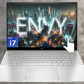 HP Envy 17.3' FHD Touchscreen Laptop | Intel Core i7-1260P | Intel Iris Xe Graphics | 32GB RAM | 1.5TB Storage | Wi-Fi 6 | Win 11 | Audio by Bang & Olufsen | Backlit Keyboard | w/WOWPC Bundle