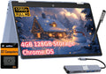 HP Chromebook X360 14b 2-in-1 Laptop (14' FHD Touchscreen, Intel N100, 4GB RAM, 128GB Storage (64GB eMMC + 64GB SD Card)) Home & Student, Long Battery Life, Wi-Fi 6, Webcam, IST Pen & HUB, Chrome OS