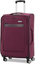Samsonite Ascella 3.0 Softside Expandable Luggage with Spinner Wheels, Med EXP Spinner, Light Plum