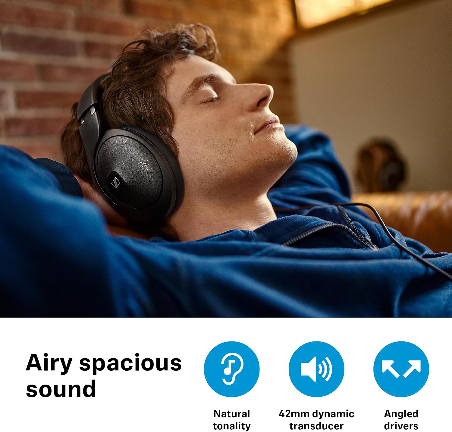 Sennheiser HD 620S Closed-Back Headphones, Speaker-Like Spatial Imaging and Optimized Surround for Immersive Listening - Wired, Black (Renewed)