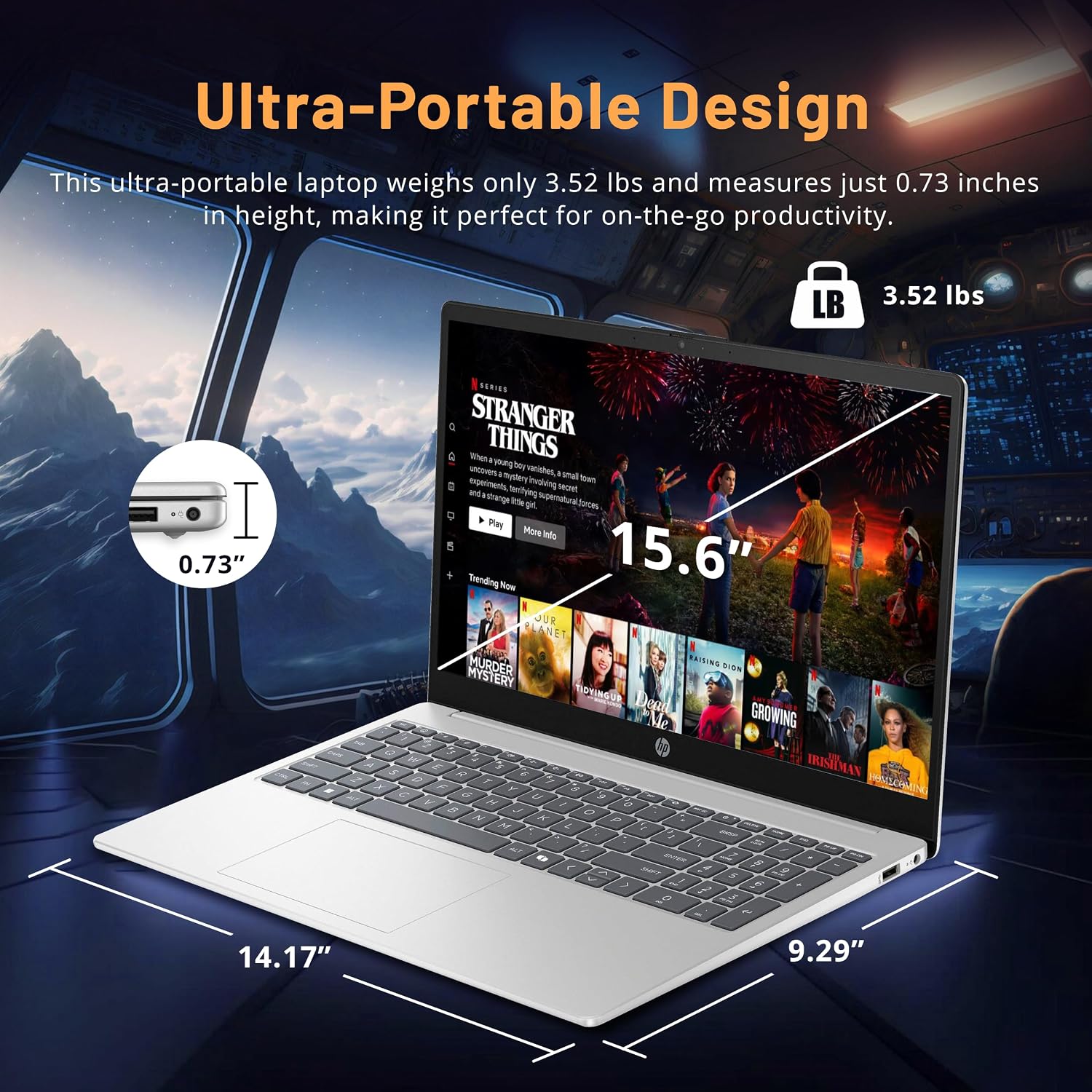 HP 15.6' FHD Touchscreen Laptop, Intel i7-1355U, 32GB RAM, 1.28TB Storage(1TB SSD+288GB Docking Station Set), Intel Iris Xe Graphics, Numeric Keypad, 720p HD Camera, Wi-Fi 6, Win 11 Pro, Silver