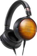 Audio-Technica ATH-WP900 Over-Ear High-Resolution Headphones, Flame Maple/Black