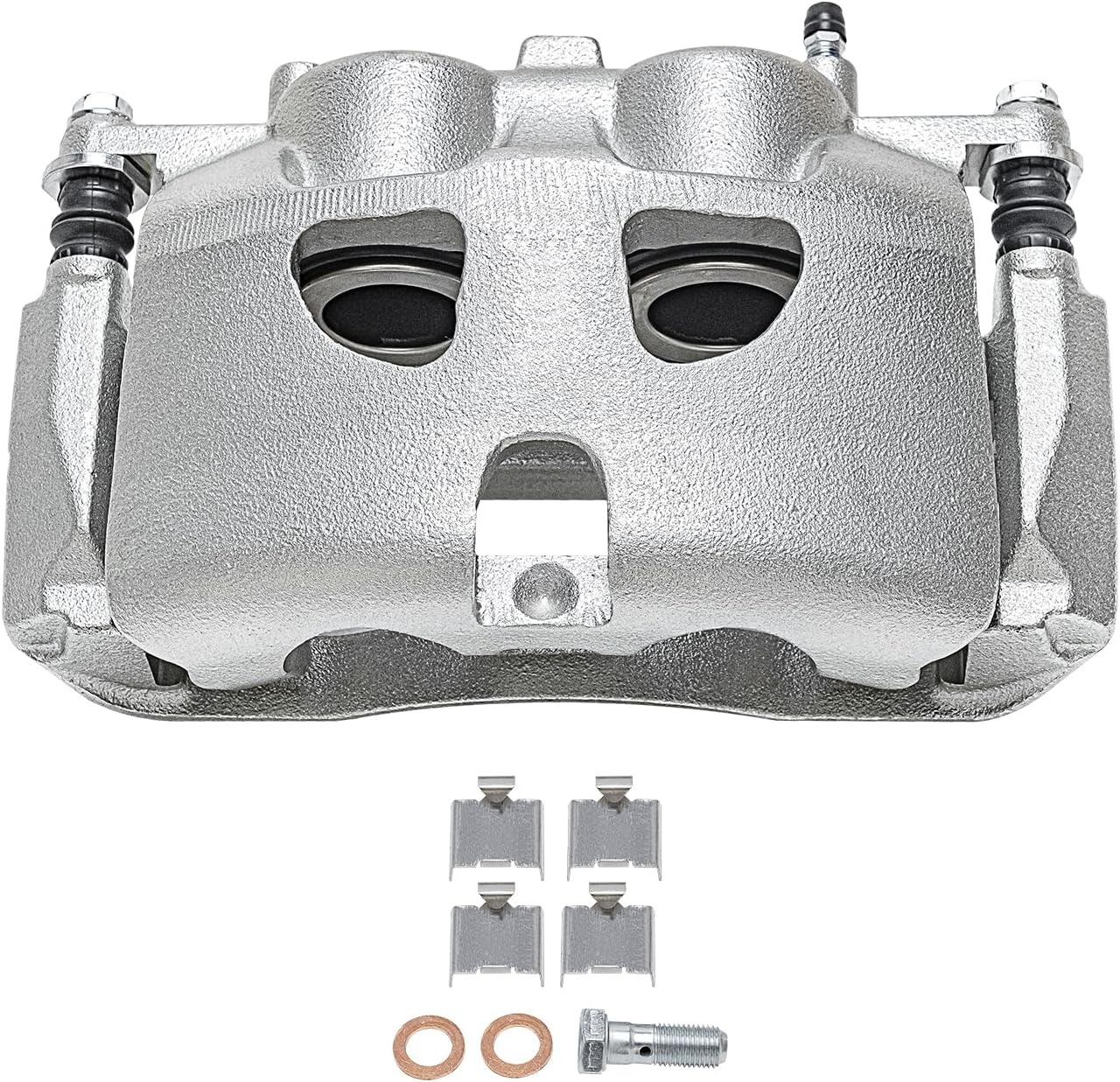 Detroit Axle - 2 Front Brake Calipers for 2010-2011 Ford F-150 Lincoln Mark LT 2010-2021 Expedition Navigator, Disc Brake Calipers w/Bracket Replacement