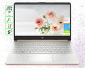 HP AI-Powered Laptop with Microsoft Office and 1TB Cloud Storage Included for 1-Year| 14' HD PC| 8GB RAM| 128GB SSD & 128GB External SSD| Intel 4-Core CPU| Webcam| Copilot Ready| Win11| LE Bundle