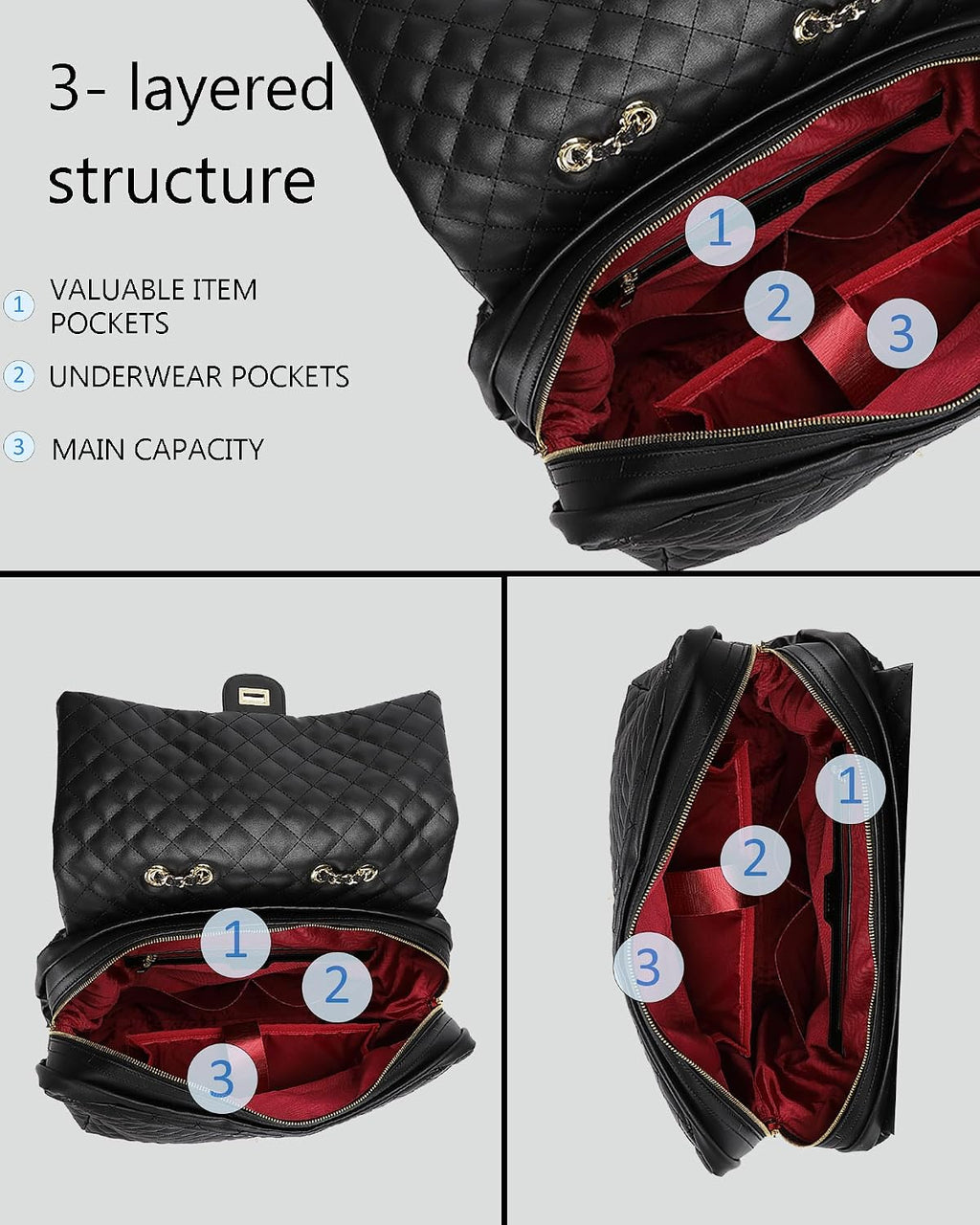 VH&GRED Leather Suitcase Travel luggage Net Red Trolley Suitcase Female Boarding Case Universal Wheel Light Luggage Fashion Travel Luggage (Carry-On 20-Inch-A)