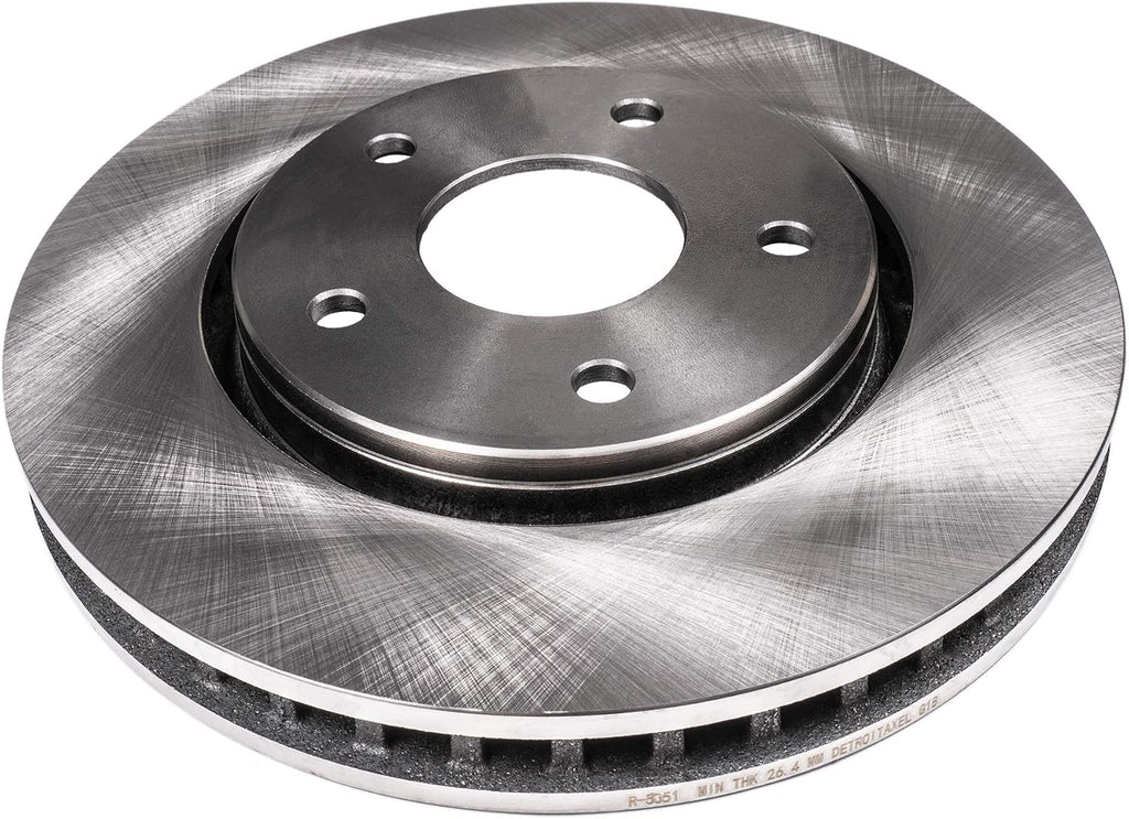 Detroit Axle - 4pc Brake Rotors for 2011-2021 Jeep Grand Cherokee 2011-2025 Dodge Durango Front Rear Disc Brake Rotors Replacement: 13.78' inch Front and 12.99' inch Vented Rear Rotor