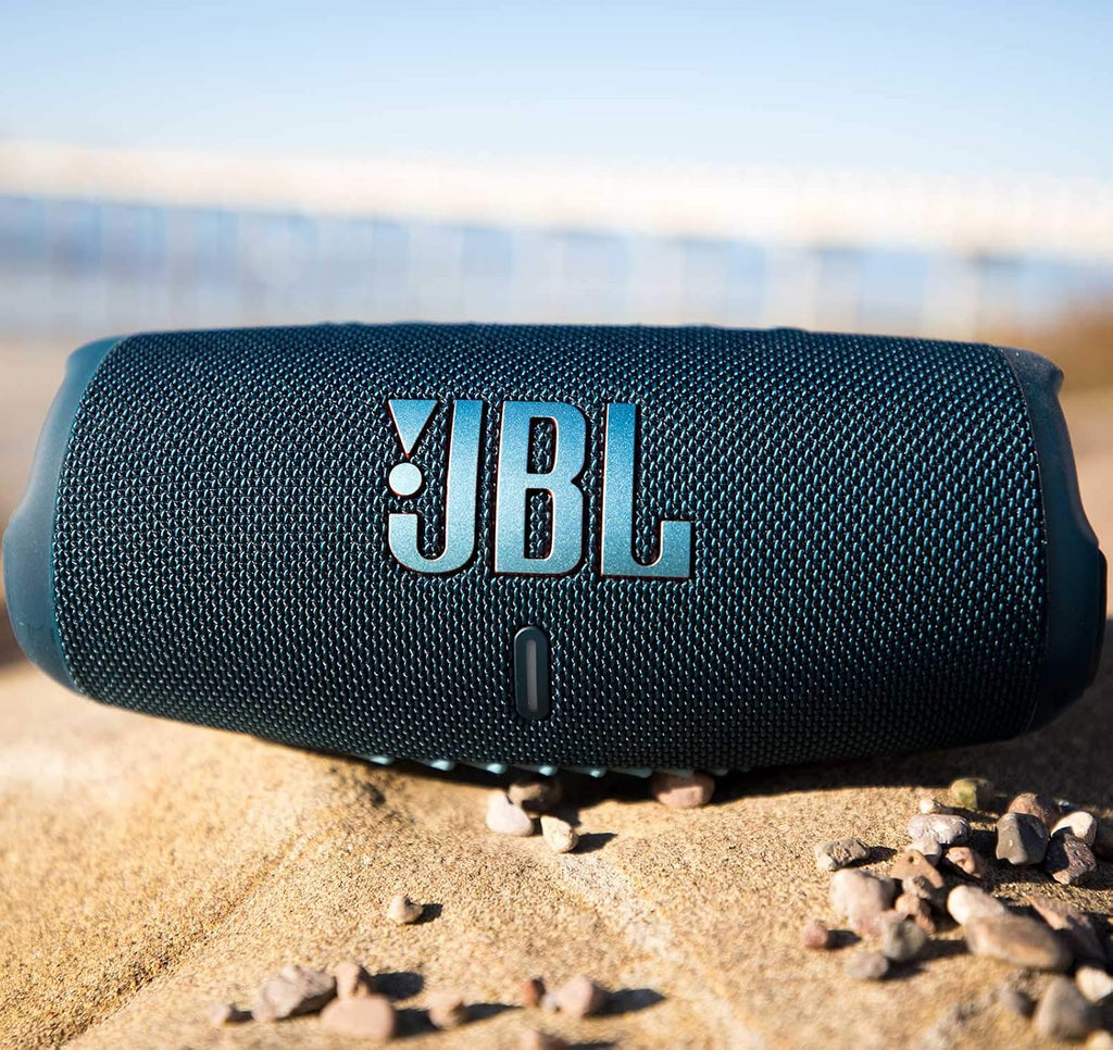 JBL Charge 5 Portable Wireless Bluetooth Speaker - Blue (Renewed)