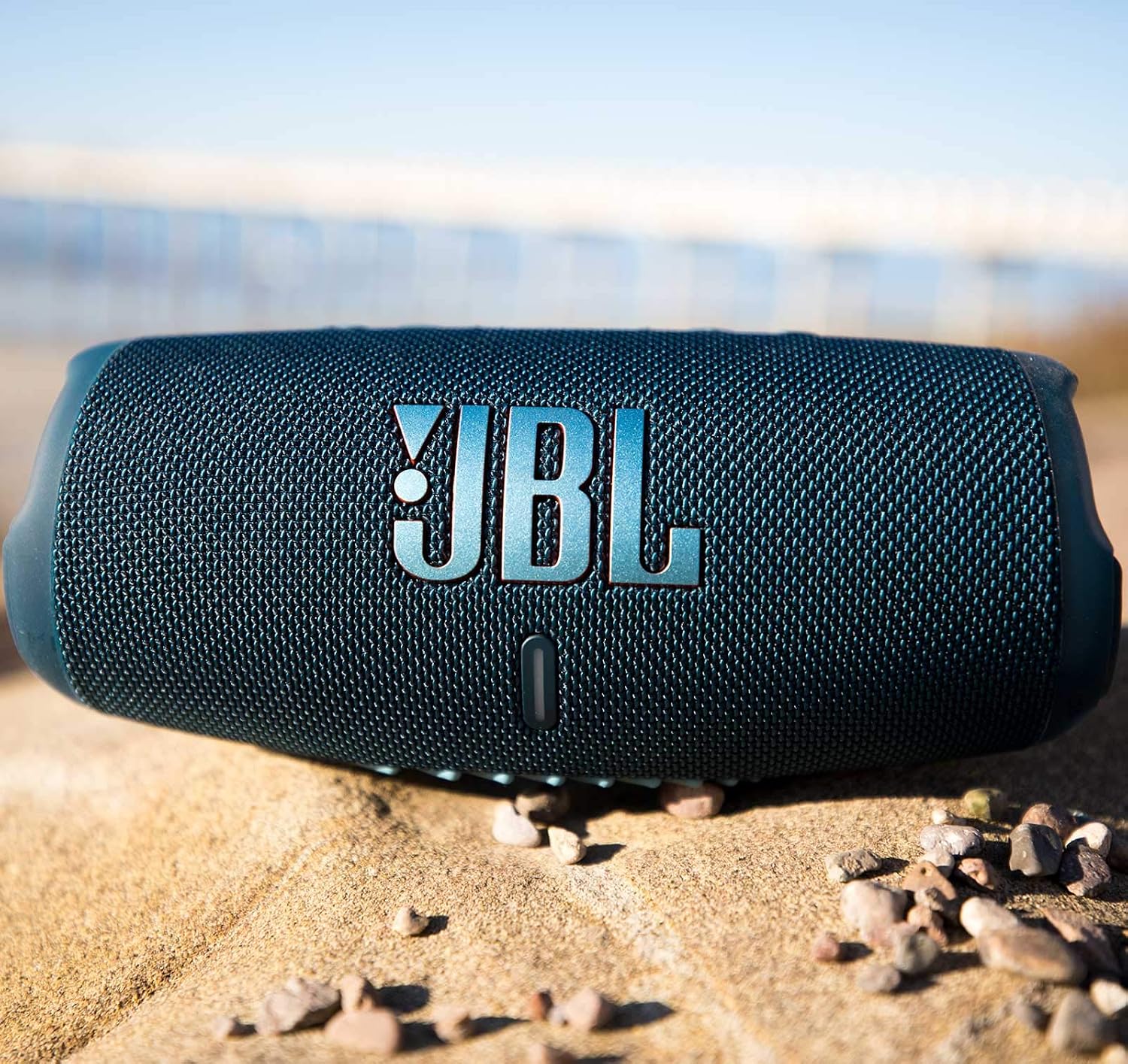 JBL Charge 5 Portable Wireless Bluetooth Speaker - Blue (Renewed)