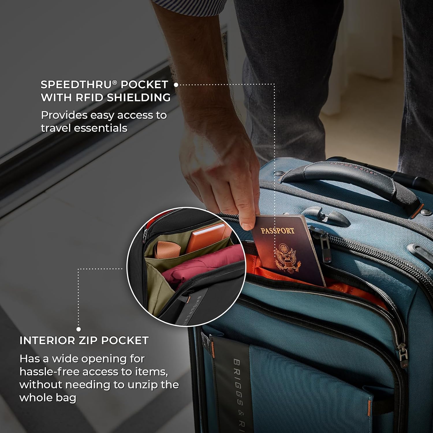 Briggs & Riley ZDX Essential Carry-on Expandable Spinner