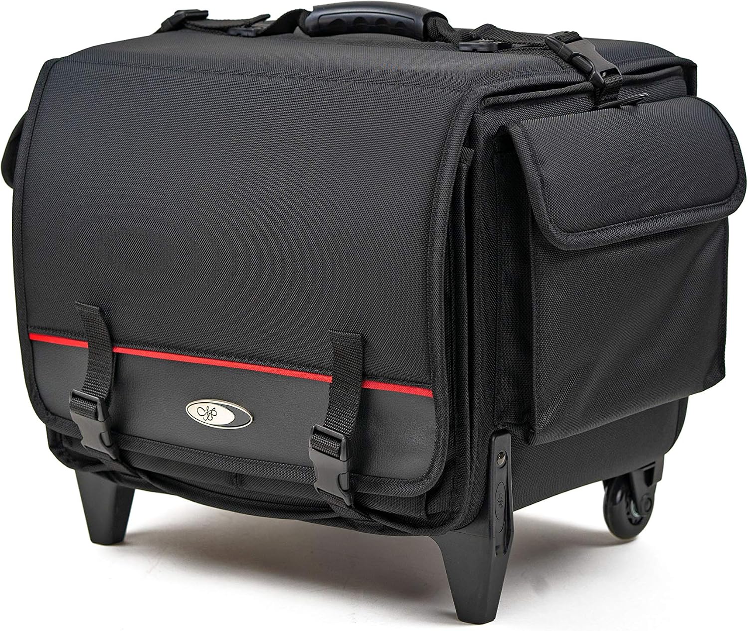 MCY MXLT-RB5 Laptop Storage Roller Bag Up To 5 Laptops - Black, 16x16x1.75 inches