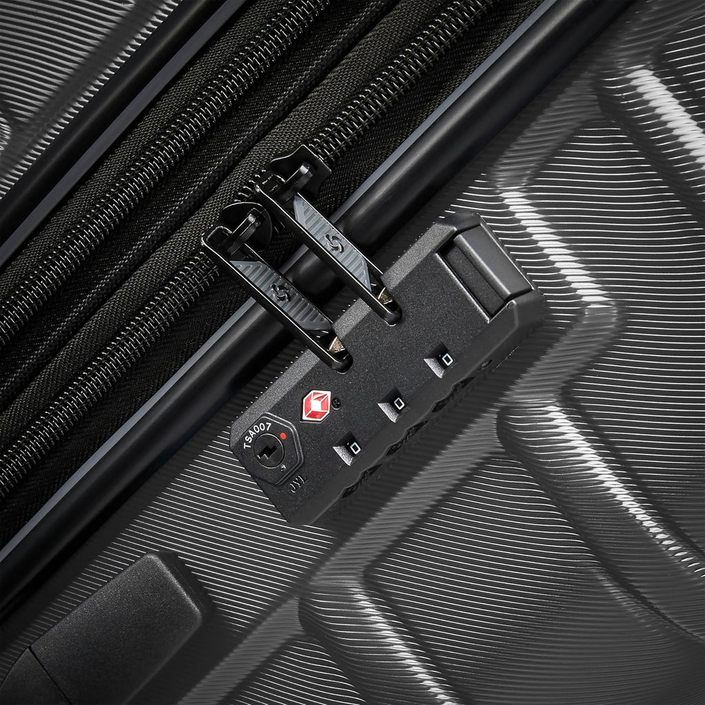 Samsonite Omni 2 Hardside Expandable Luggage with Spinner Wheels, MEDIUM SPINNER, SOLID CHARCOAL