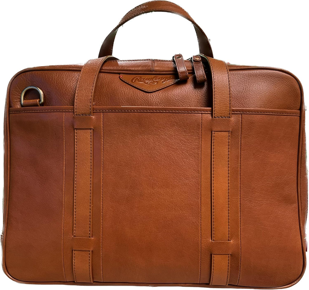 Rawlings | Men's Leather Messenger Briefcase Collection | Genuine Leather | Multiple Styles & Colors