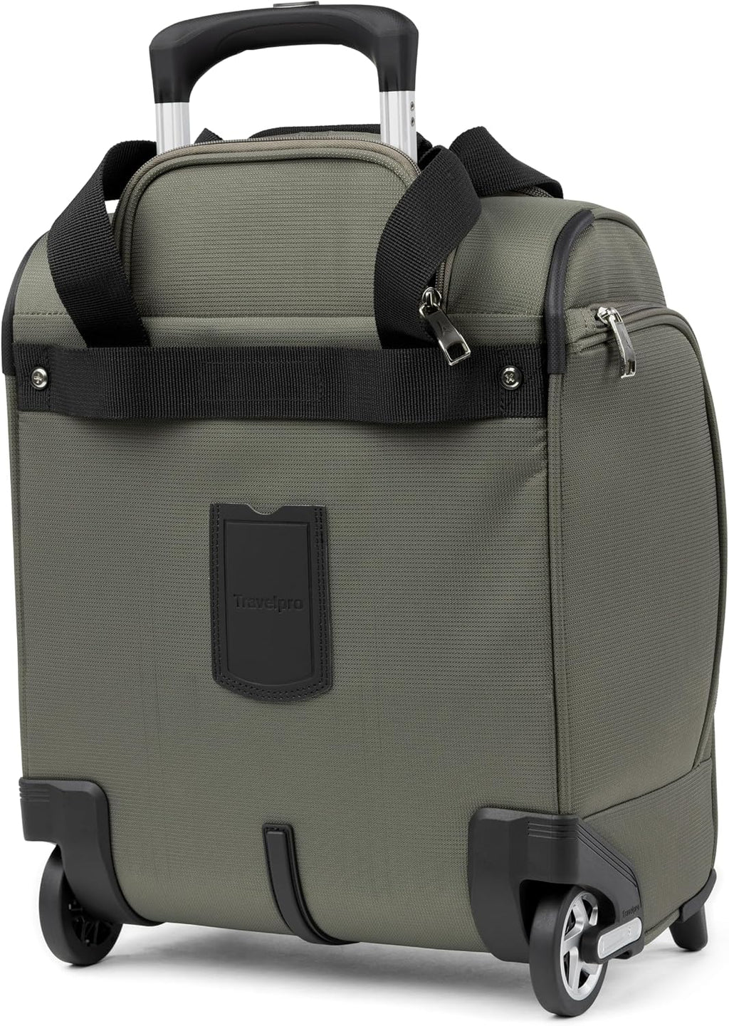 Travelpro Luggage Maxlite 5 Softside Lightweight Rolling Underseat Compact Carry on Upright 2 Wheel Bag, 15-Inch — Slate Green