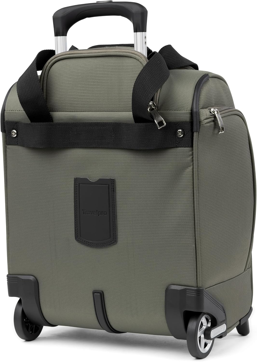 Travelpro Luggage Maxlite 5 Softside Lightweight Rolling Underseat Compact Carry on Upright 2 Wheel Bag, 15-Inch — Slate Green