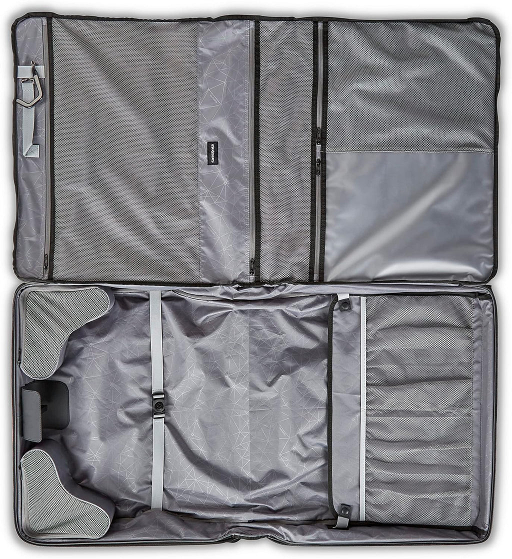 Samsonite Ascella 3.0 Softside Expandable Luggage with Spinner Wheels, 2W Garment Bag, Black