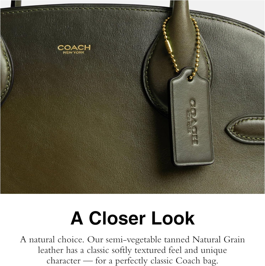 Coach Women's Suede Soft Empire Carryall 40 Tote