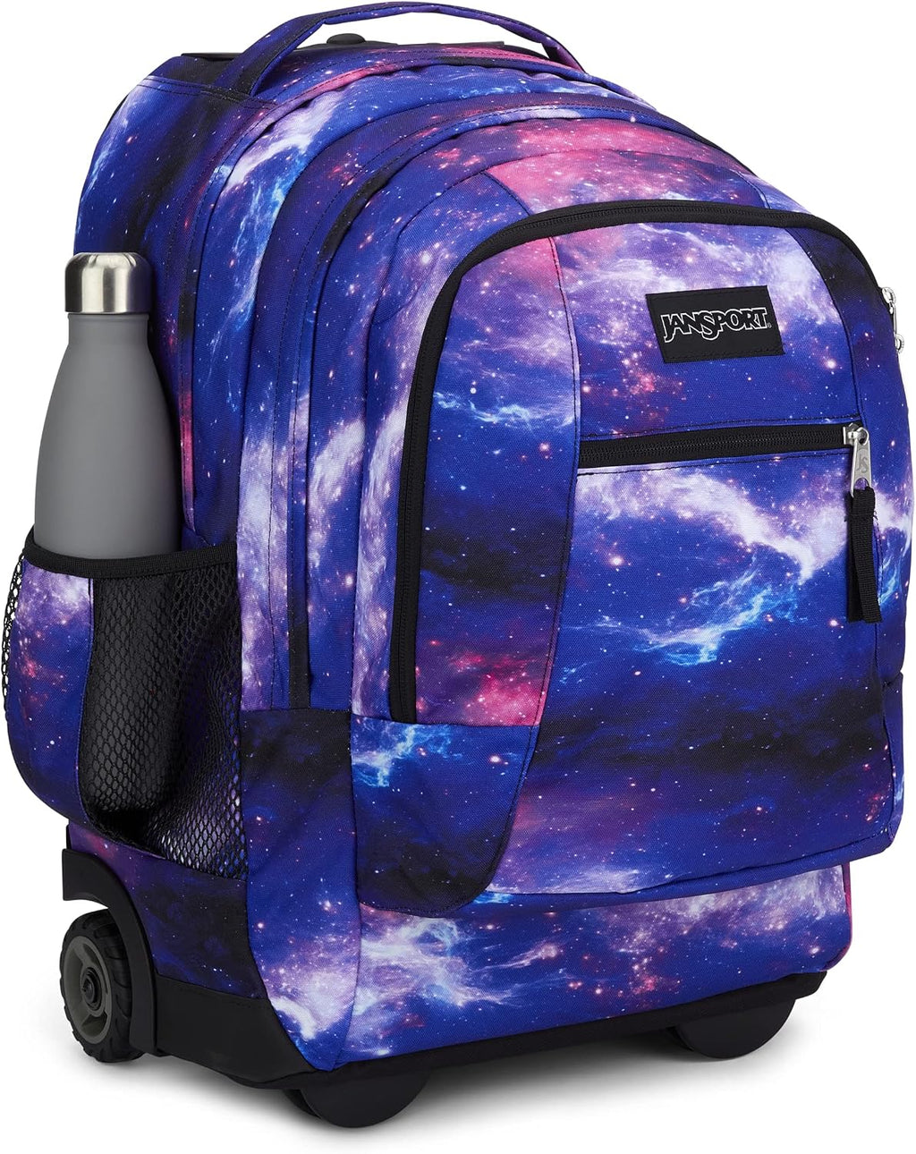 JanSport Driver 8 Rolling Backpack - Wheeled Travel Bag with 15-Inch Laptop Sleeve, One Size, Space Dust