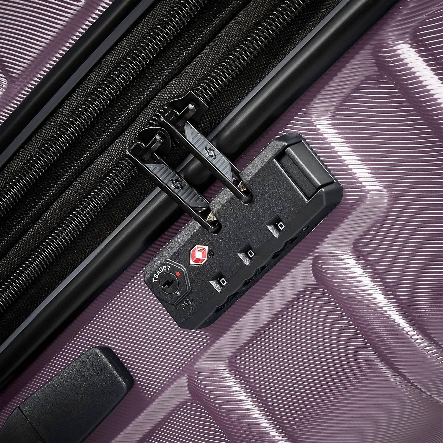 Samsonite Omni 2 Hardside 2 Piece Set - Includes Global Carry-On & Large Checked Suitcases - 360° Dual Spinner Wheels - Integrated TSA Lock & Expansion - Amazon Exclusive - ICY Lilac