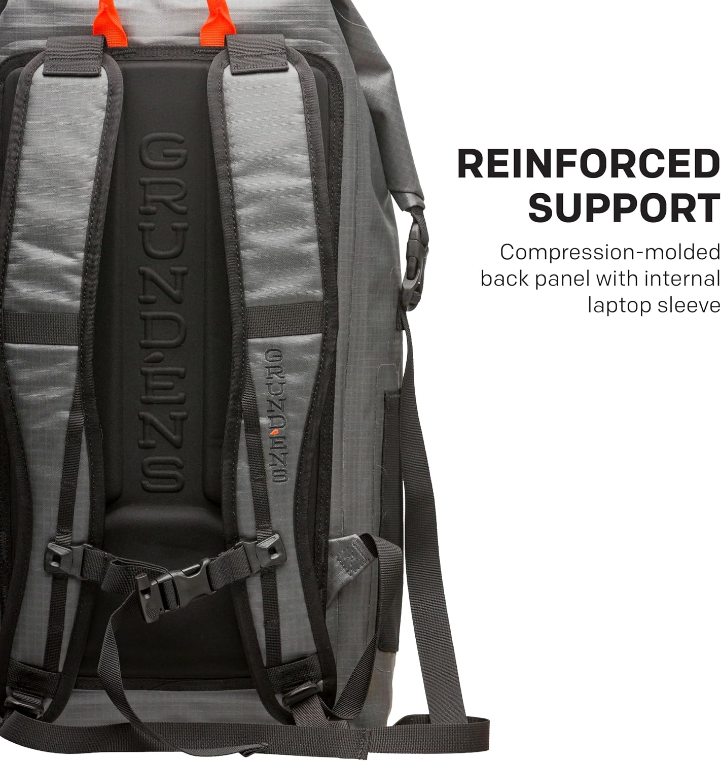 Grundéns Wayward Roll Top Backpack | Waterproof, 38L, Anchor