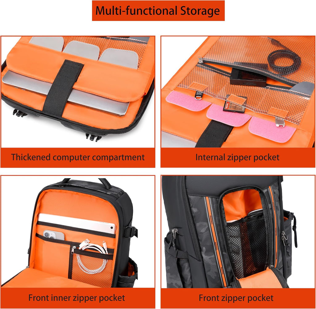 Camera backpack photographer Camera Backpack Waterproof Large for DSLR Cameras Backpacks for Photographers Camera Backpack for Women Men Outdoor Black