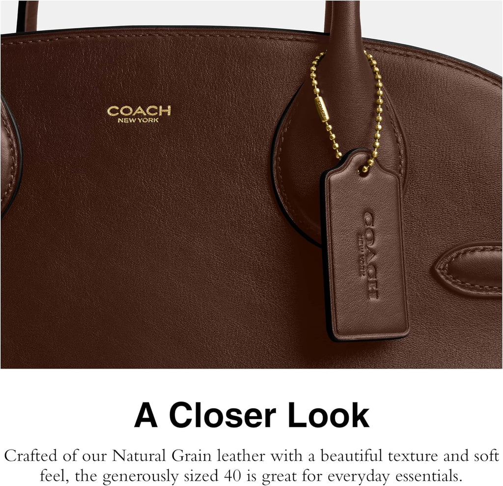 Coach Women's Suede Soft Empire Carryall 40 Tote