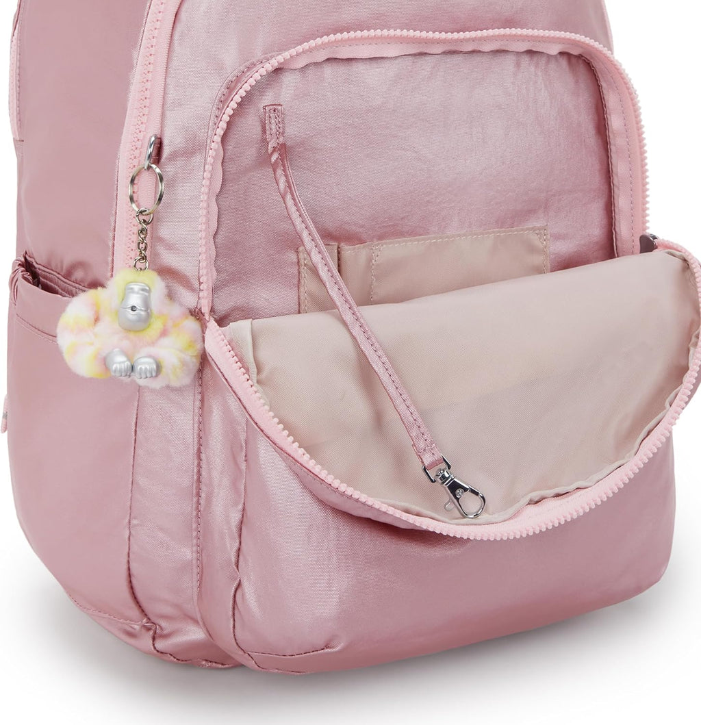 Kipling Women's Seoul Extra Large Bts 17' Laptop Backpack, Durable, Roomy with Padded Shoulder Straps, Built-In Protective Sleeve