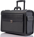 HAMMER ANVIL 19 Wheeled Briefcase Rolling Case Sales Sample Pilot Lawyer Attache