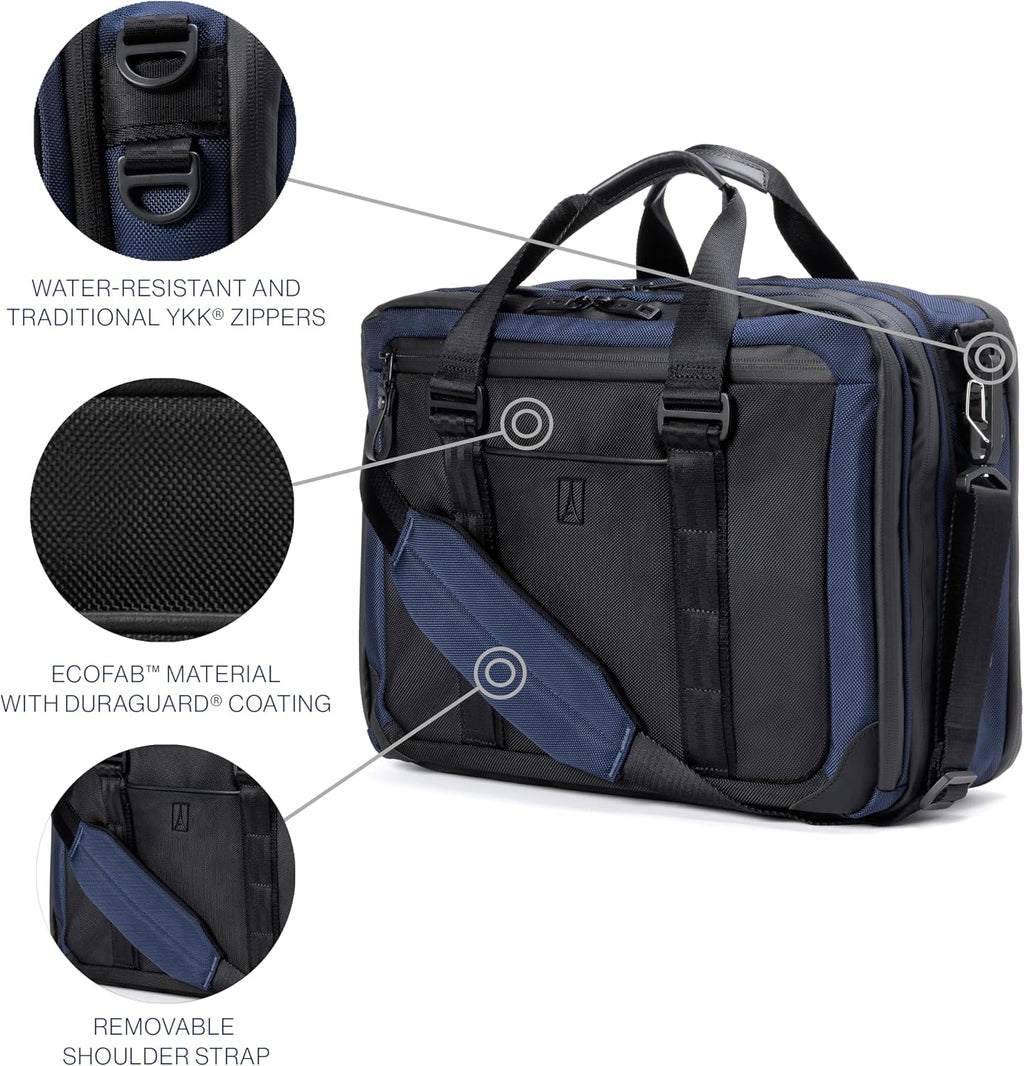Travelpro Altitude Full Expansion Brief, Business Bag, 16 Inch Laptop, Work, Travel, Water Resistant, Men and