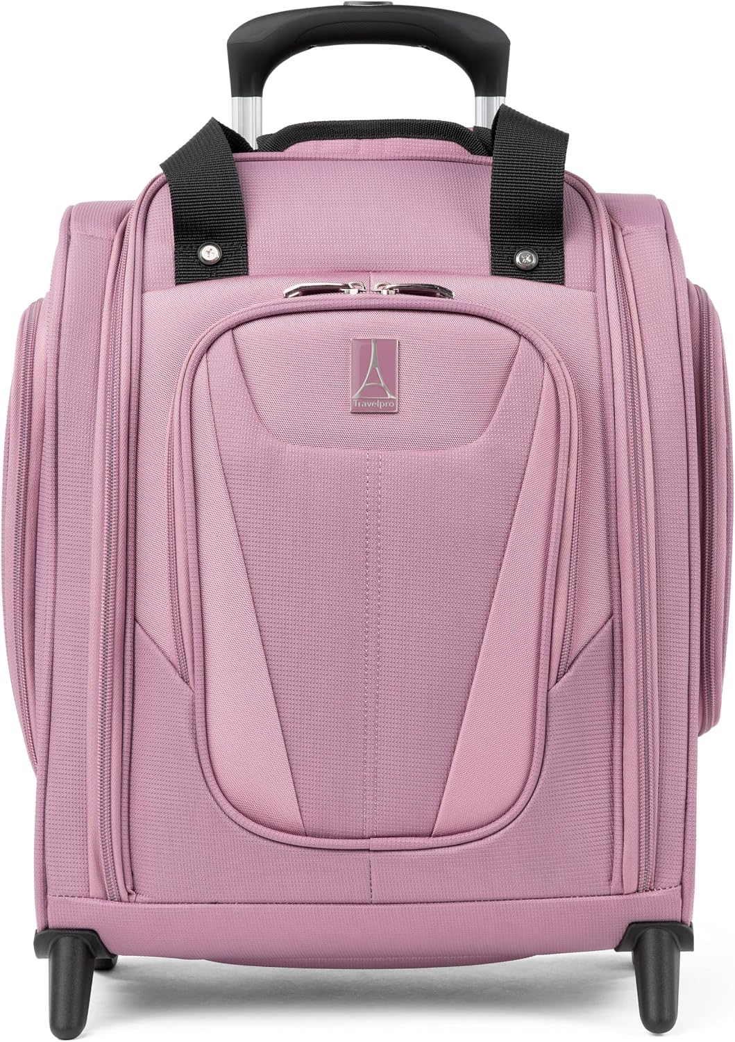 Travelpro Luggage Maxlite 5 Softside Lightweight Rolling Underseat Compact Carry on Upright 2 Wheel Bag, 15-Inch — Orchid Pink Purple
