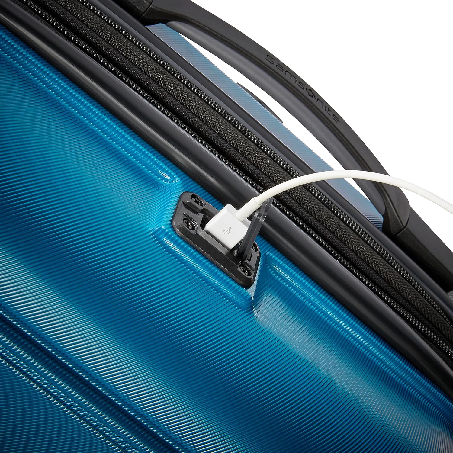Samsonite Omni 2 Hardside Expandable Luggage with Spinner Wheels, 3PC (CO/MED/LG), CARIBBEAN BLUE