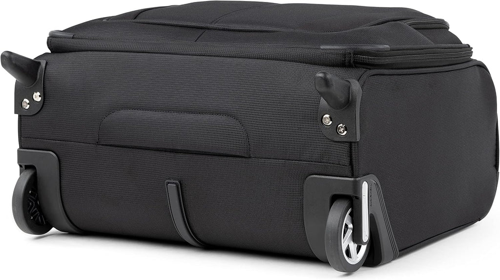 Travelpro Maxlite 5 Softside Lightweight Rolling Underseat Tote Upright 2 Wheel Bag, Men and Women, 14-Inch — Black