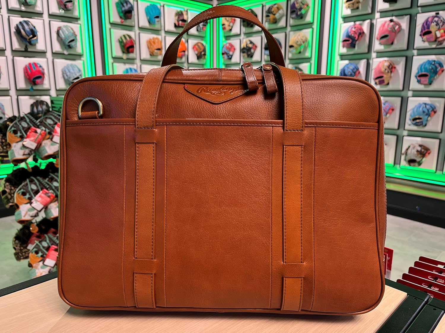Rawlings | Men's Leather Messenger Briefcase Collection | Genuine Leather | Multiple Styles & Colors