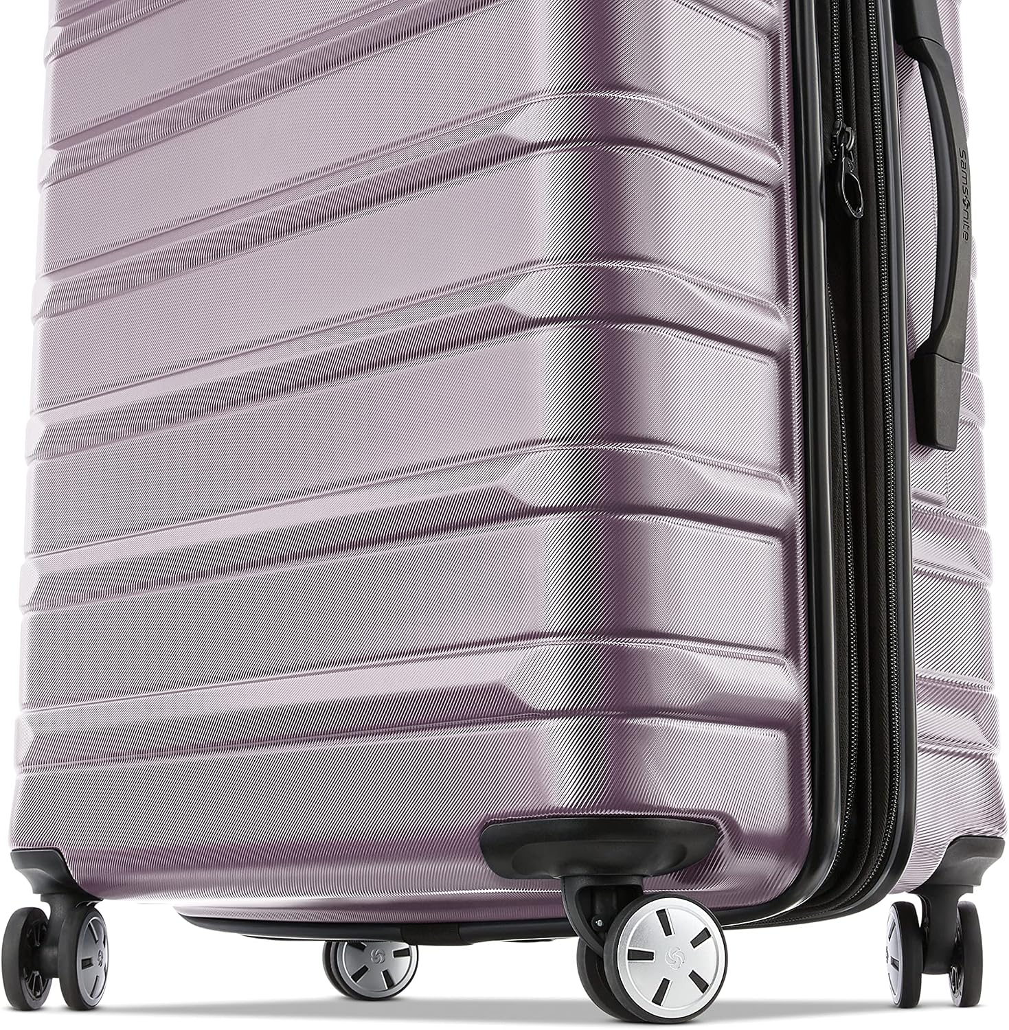 Samsonite Omni 2 Hardside 2 Piece Set - Includes Global Carry-On & Large Checked Suitcases - 360° Dual Spinner Wheels - Integrated TSA Lock & Expansion - Amazon Exclusive - ICY Lilac