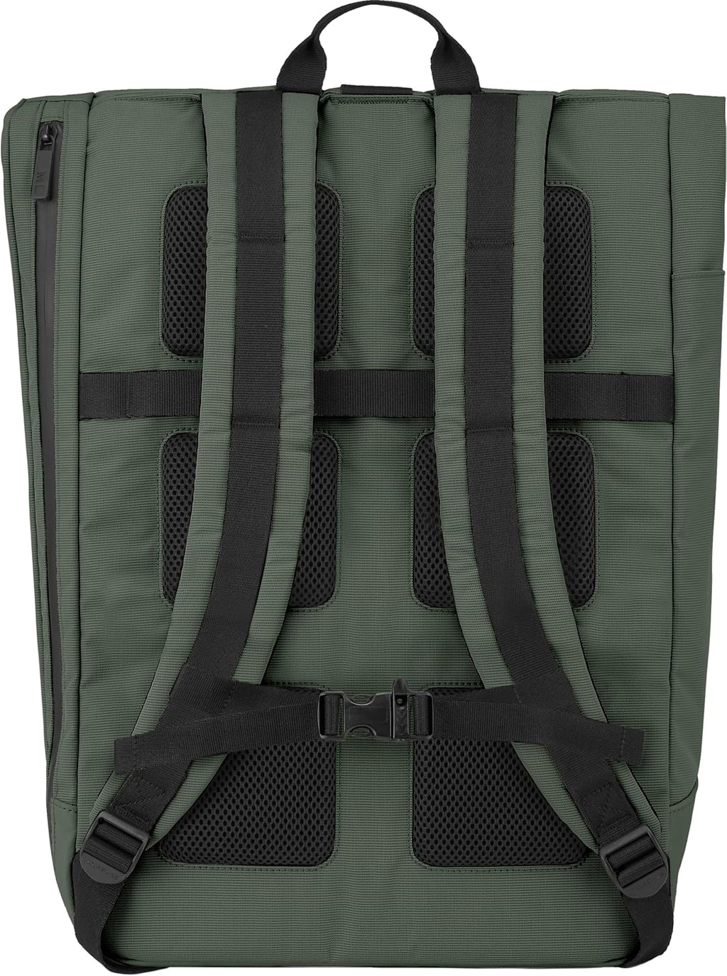 Moleskine ET20FMTRBKK6 Business Backpack, 15-Inch, Can Store Devices, Metro Roll Top Backpack, Moss Green