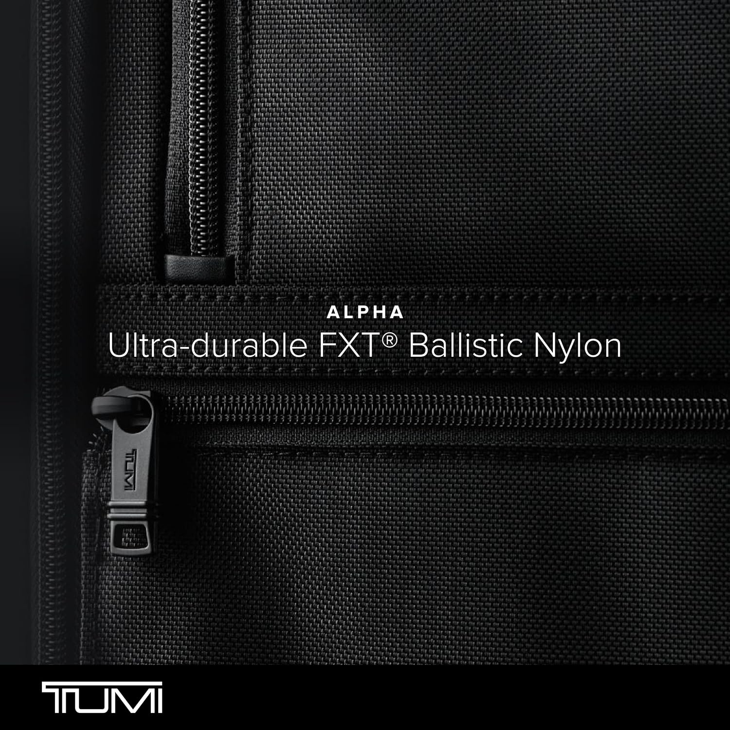 TUMI - Alpha Compact 4 Wheeled Brief - Rolling Carry On Briefcase. Laptop Bag for Commuting and Travel - Black