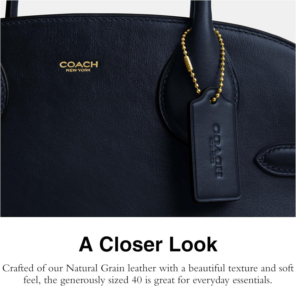 Coach Women's Suede Soft Empire Carryall 40 Tote