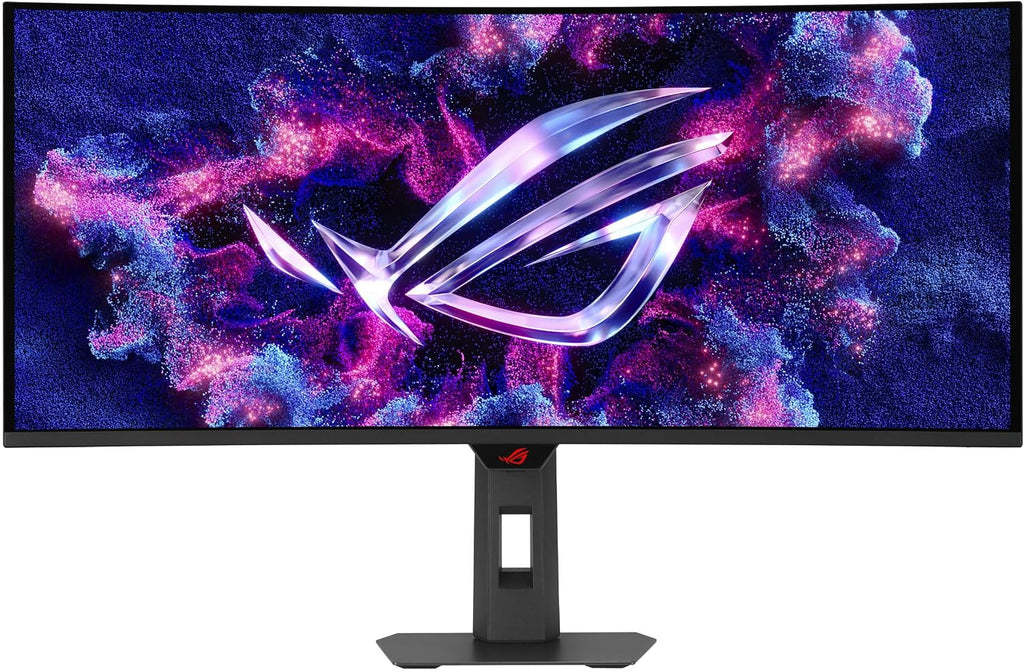 ASUS ROG Strix 34' OLED Curved Ultrawide Gaming Monitor (XG34WCDMTG) – 240Hz, 0.03ms, FreeSync & GSYNC Compatible, WiFi 6, NVIDIA GeForce Now, Dolby Vision, Dolby Atmos