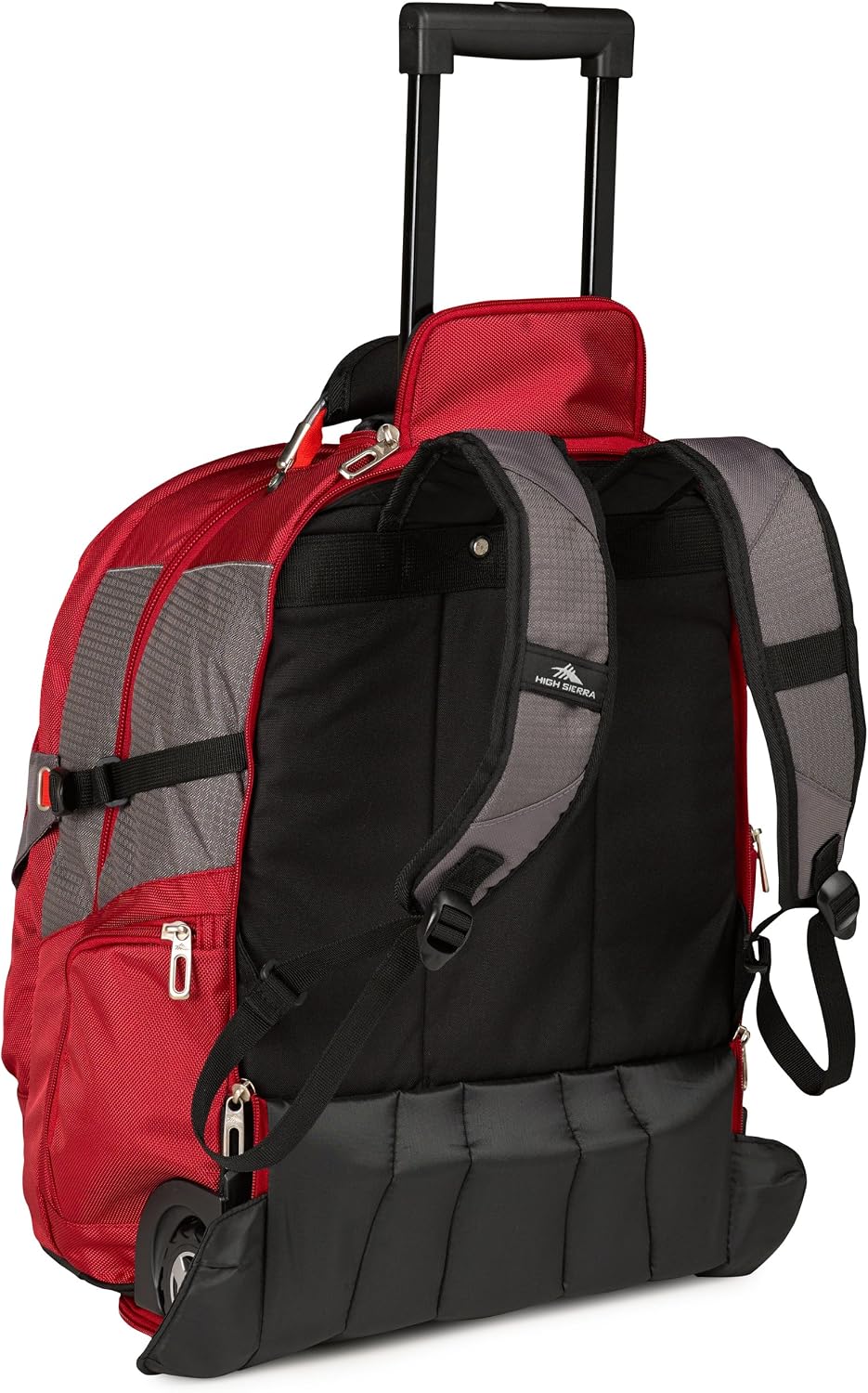 High Sierra XBT - Business Rolling Backpack, Carmine/Red Line/Black, One Size
