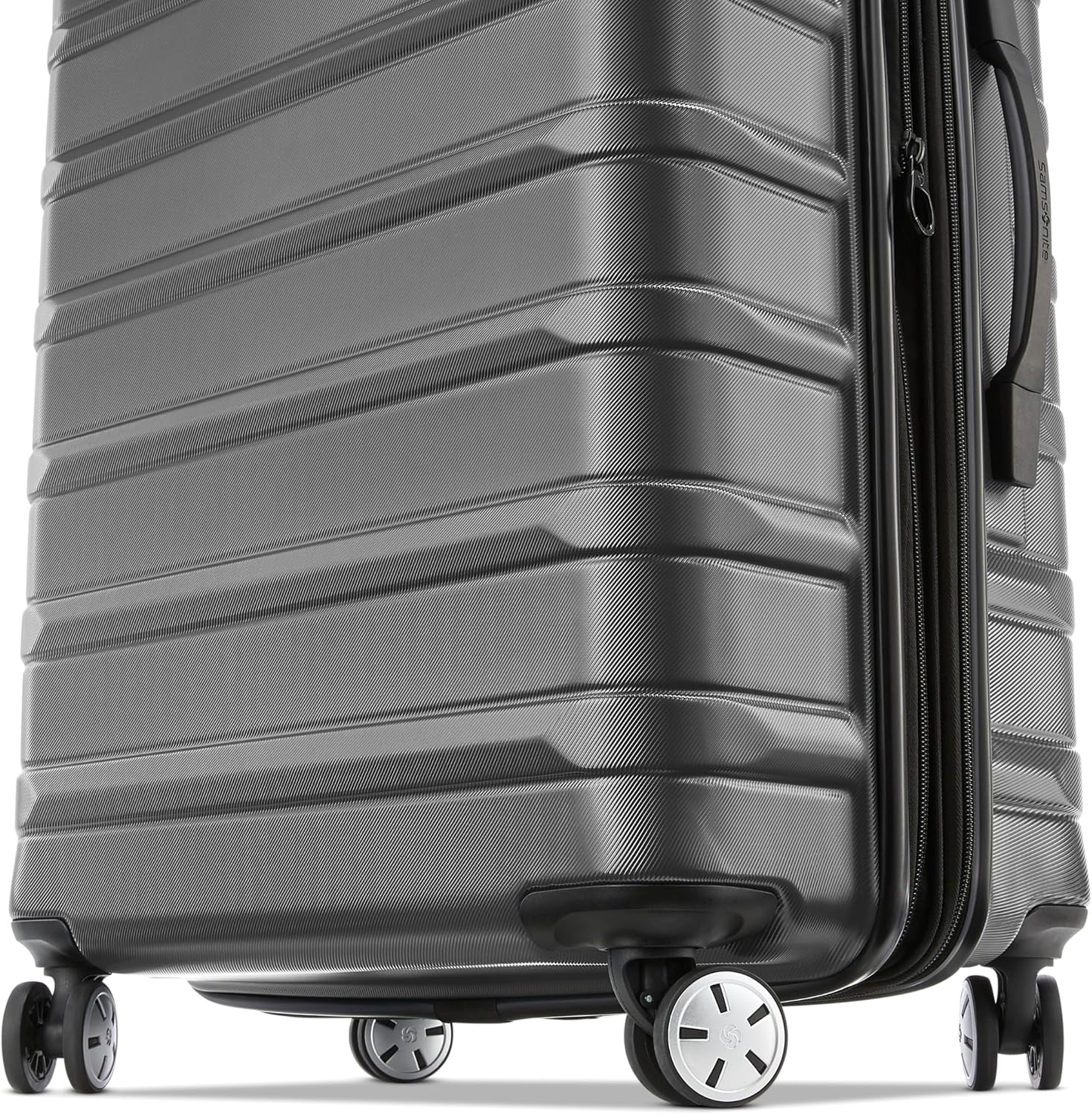Samsonite Omni 2 Hardside Expandable Luggage with Spinner Wheels, MEDIUM SPINNER, SOLID CHARCOAL